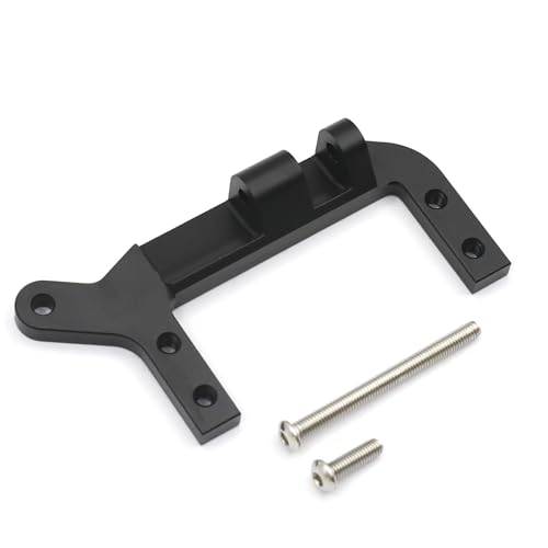 Aluminium Bridge Servo Mount Seat RC Upgraded Parts for TRAXXAS TRX4 TRX-4 1/10 RC Car Crawler, Black von Caruner