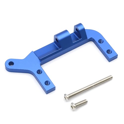 Aluminium Bridge Servo Mount Seat RC Upgraded Parts for TRAXXAS TRX4 TRX-4 1/10 RC Car Crawler, Blue von Caruner