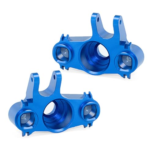 Aluminium C-Sitz C Hub Carrier #5334 RC Upgraded Parts für TRAXXAS 1/10 E-Maxx T-Maxx E-Revo RC Auto, Blau von Caruner