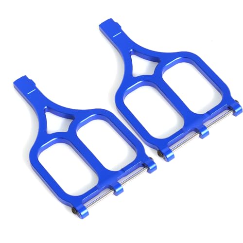 Aluminum Upper A-Arm #5131R RC Upgraded Parts for TRAXXAS 1/10 E-Maxx T-Maxx RC Car, Blue von Caruner