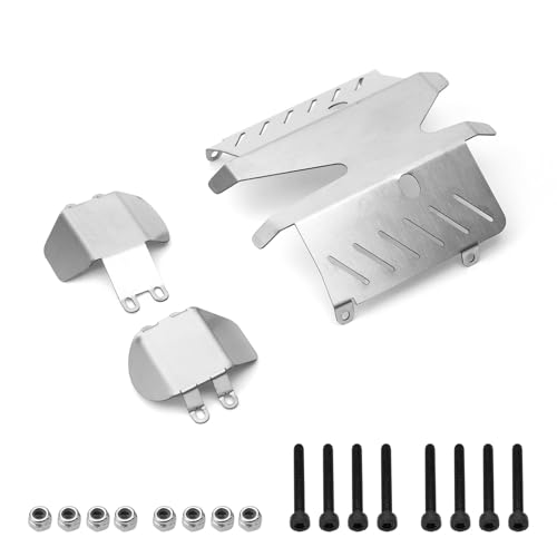 Edelstahl Chassis Protection Guard Plate RC Upgraded Parts for Tamiya CC02 RC Car von Caruner