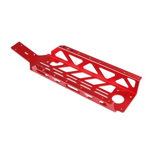 Hollow Out Metall Hauptrahmen Chassis RC Ersatzteile für Rofun Rovan BAHA Baja 1/5 5B 5T 5SC RC Auto, Rot von Caruner