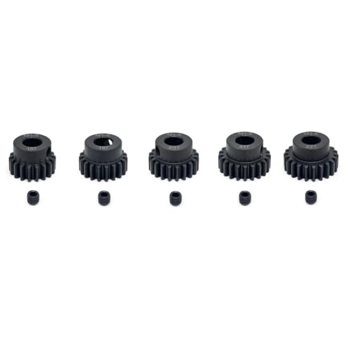 M1 ø8mm 18T 19T 20T 21T 22T Chromstahl Getriebemotor Ritzel Getriebe für 1/5 1/6 RC Auto Bürstenloser gebürsteter Motor für ARRMA 1/5 4WD Outcast 8S EXB RC Car von Caruner