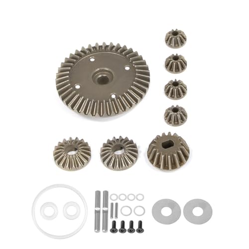 Metal Differential Gear Diff Gear RC Ersatzteile für Tamiya XV-02 MB-01 XM-01 BT-01 TT-02 TT-02D TT-02R TT-02B TT-02BR TT-02 Type-S TT-02 Type-S TT-02 Type-SRX RC Car von Caruner