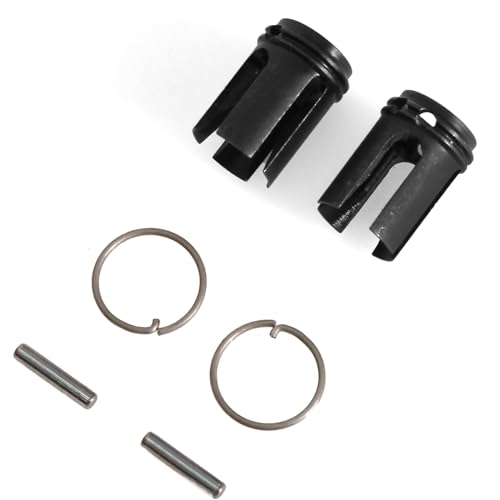 Metal Front Straight Shaft Cup RC Upgraded Parts for Tamiya XV02 XM01 TT02 RC Car von Caruner