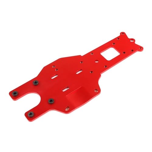 Metal Rear Chassis Bottom Plate RC Ersatzteile für Rofun Rovan BAHA Baja 1/5 5B 5T 5SC FC GT FT RC Auto, Orange von Caruner