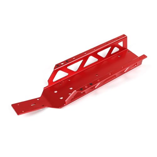 Metall Hauptrahmen Chassis RC Ersatzteile für Rovan Rofun BAHA Baja 1/5 5B 5T 5SC RC Auto, Rot von Caruner