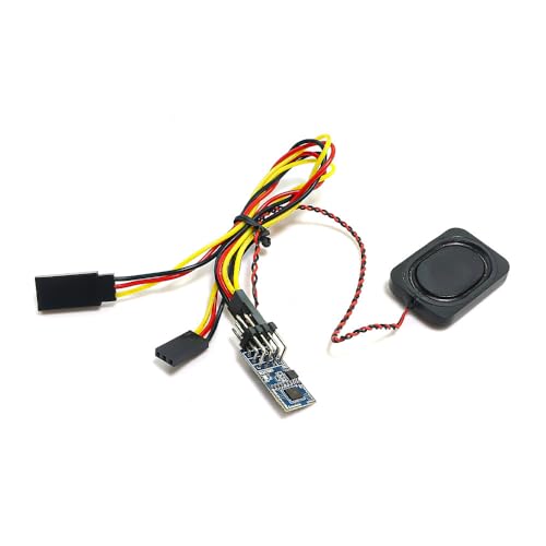 RC Benzinmotor Soundmodul Simulation Sound Horn Lautsprecher RC Modell DIY Teile für 1/35 1/28 1/24 Mini RC Auto von Caruner