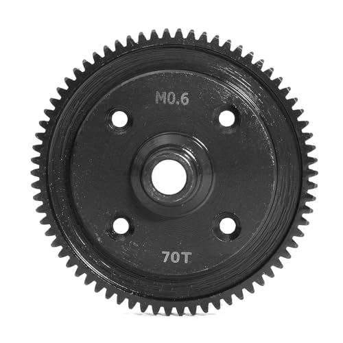 Steel M0.6 70T Central Differential Gear Spur Gear Hole Diameter 5mm RC Replacement Parts for Tamiya XV02 RC Car von Caruner