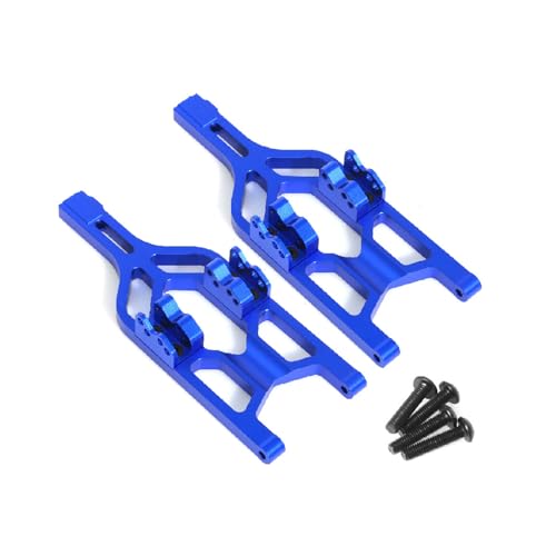 Unterer Querlenker aus Aluminium #5132R RC für TRAXXAS 1/10 E-Maxx T-Maxx RC Auto, Blau von Caruner