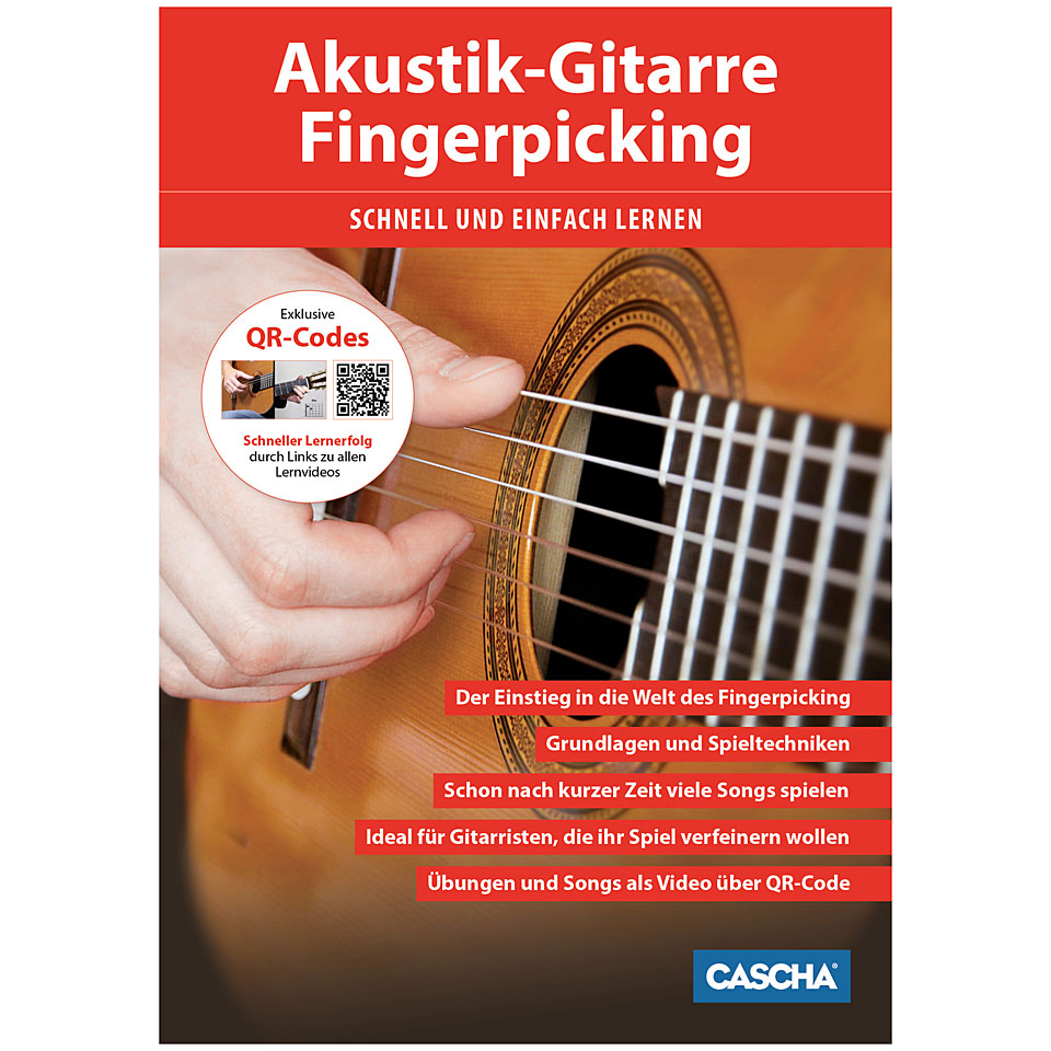 Cascha Akustik-Gitarre Fingerpicking - Schnell und einfach lernen von Cascha