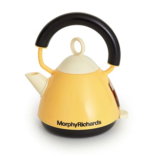 Casdon 64850 Morphy Richards Interaktiver Spielzeugkessel für Kinder ab 3 Jahren, fördert endlosen fantasievollen Rollenspielspaß, Gelb, 13,5 x 10,5 x 14,5 cm von Casdon