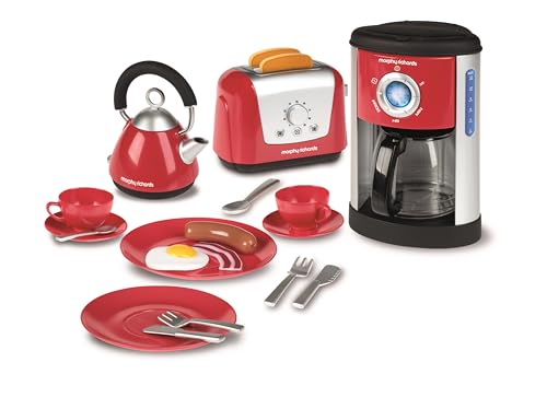 Casdon Morphy Richards Kitchen Set , Toy Kitchen Appliances For Children Aged 3+ , Includes Toaster, Coffee Maker, Kettle & More! von Casdon