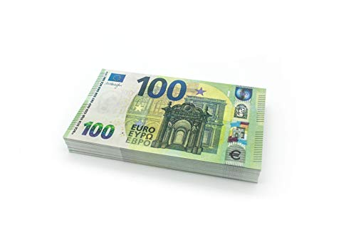 100 x €100 EURO Cashbricks® Spielgeld Scheine - verkleinert - 75% Größe von Cashbricks