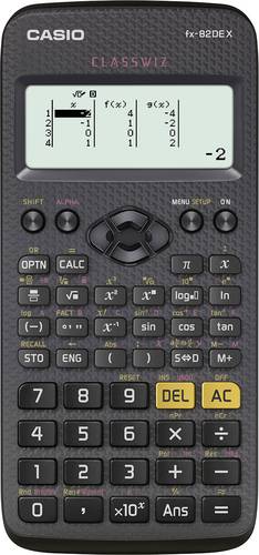 Casio FX-82DEX Schulrechner Schwarz Display (Stellen): 12 batteriebetrieben (B x H x T) 77 x 14 x 16 von Casio