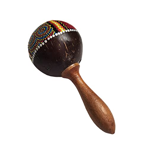 Casstad Großer Sandhammer, Kokosnussschalen-Kunst, Tragbares Handspielzeug, Musikinstrument-Zubehör, Teilkomponente, Lustiges Geschenk oder Geburtstagsgeschenk von Casstad