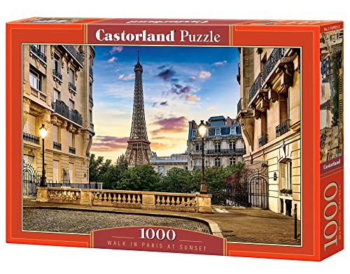 Puzzle 1000 pièces : Promenade Dans Paris au Coucher du Soleil von Castorland