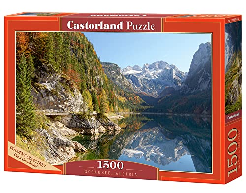 CASTORLAND 1500 Teile Puzzle Gosausee Österreich - Idyllischer Bergblick für Erwachsene C-152018-2 von Castorland