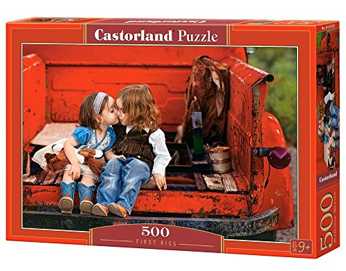 Castorland B-52523 Puzzle First Kiss, 500 Teile, Bunt von Castorland