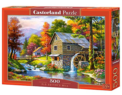 Castorland B-52691 Sutter’s Tiere Old Sutter's Mill, Puzzle 500 Teile, bunt von Castorland