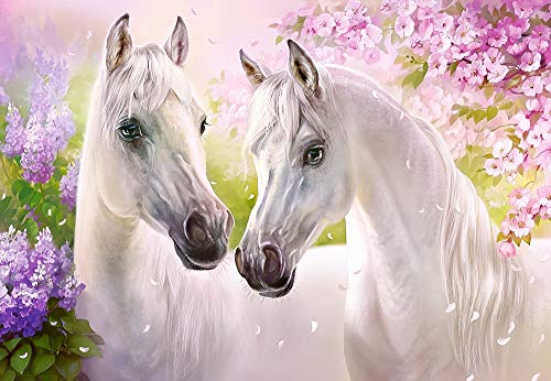 Castorland C-104147-2 Romantic Horses, 1000 Teile Puzzle, bunt von Castorland