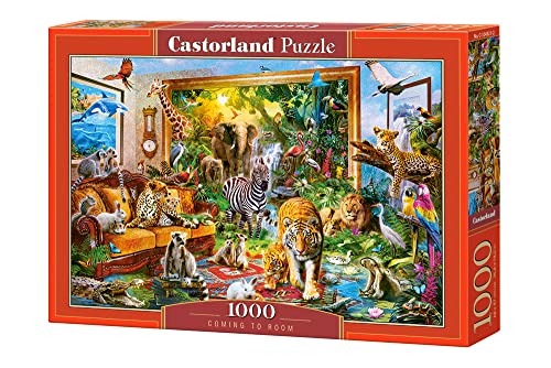 Castorland C-104321-2 Coming to Room 1000 Teile Puzzle, Bunt von Castorland