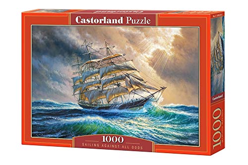 Castorland C-104529-2 1000 pièces : Naviguer contre Toute attente Puzzle, Bunt von Castorland