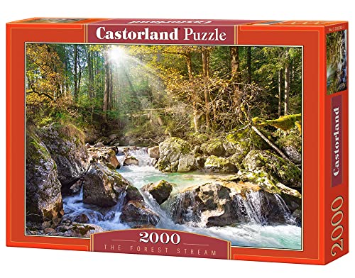 Castorland C-200382-2 The Forest Stream 2000 Pieces Puzzle, bunt von Castorland