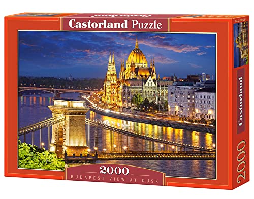 Castorland C-200405-2 Puzzle 2000 Budapest View at Dusk, Multicolore, TU von Castorland