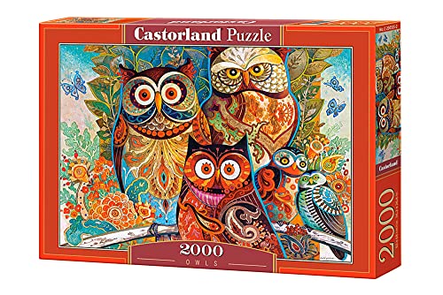 Castorland C-200535-2 Eulen Puzzle, Multi von Castorland