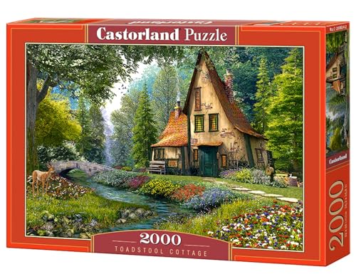 Castorland C-200634-2 Toadstool Cottage, Puzzle 2000 Teile von Castorland