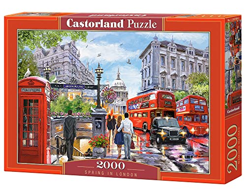 Castorland C-200788-2 Spring in London 2000 Teile Puzzle von Castorland