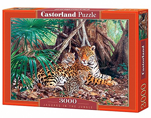 Castorland C-300280-2 - Puzzle Hoselton: Jaguare im Dschungel 3000 Teile von Castorland