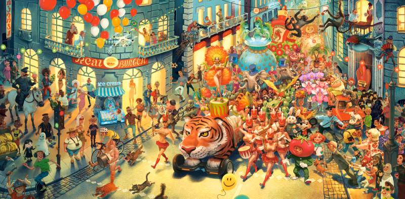 Castorland Art Collection - Carnaval in Rio 4000 Teile Puzzle Castorland-400379 von Castorland