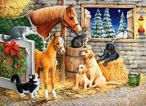 Castorland Gathering Friends 300 Teile Puzzle Castorland-030255 von Castorland