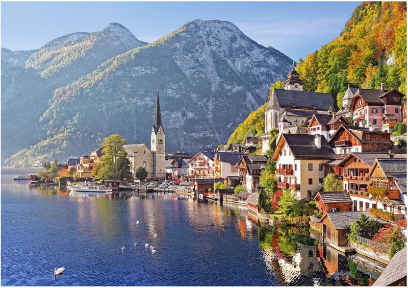 Castorland Hallstatt, Österreich 500 Teile Puzzle Castorland-52189 von Castorland