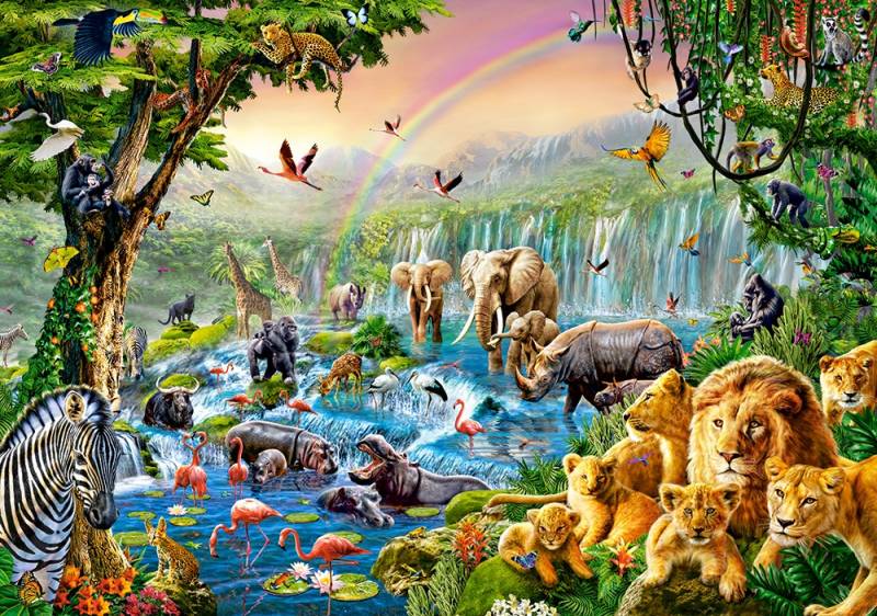 Castorland Jungle River 500 Teile Puzzle Castorland-52141 von Castorland