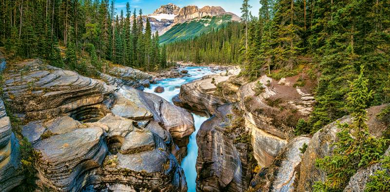 Castorland Mistaya Canyon, Banff National Park, Kanada 4000 Teile Puzzle Castorland-400348 von Castorland