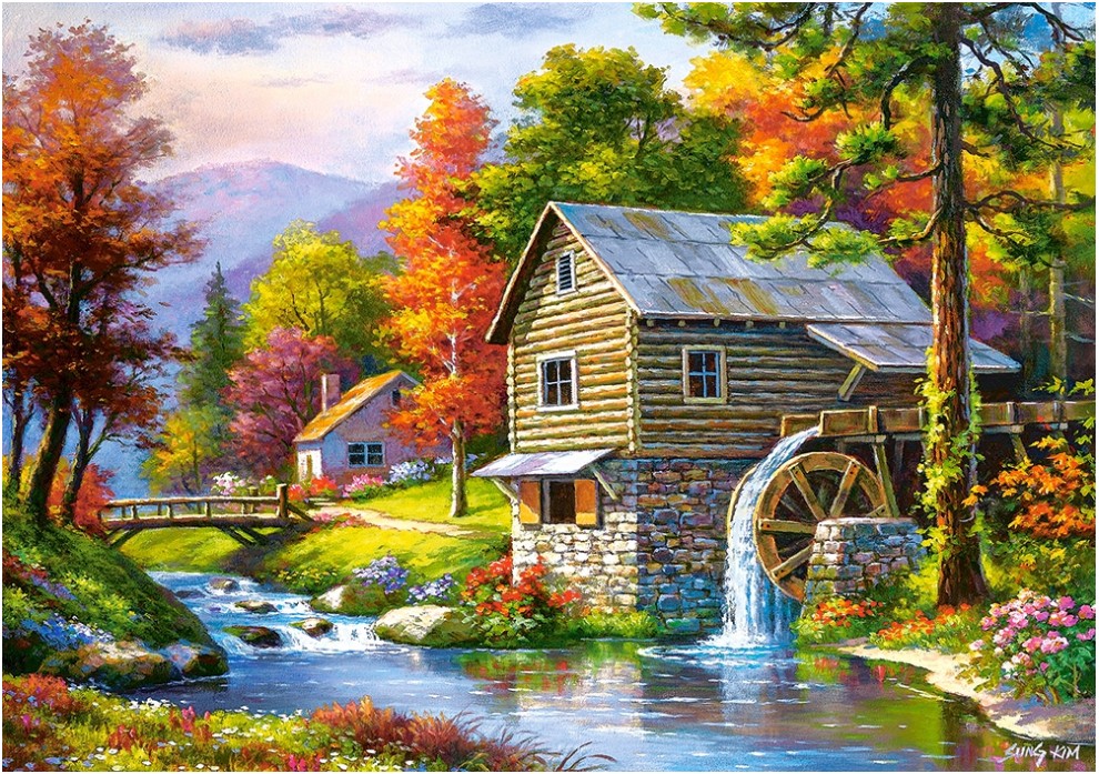 Castorland Alte Sutter's Mill 500 Teile Puzzle Castorland-52691 von Castorland