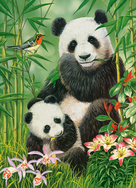 Castorland Panda Brunch 300 Teile Puzzle Castorland-030507 von Castorland