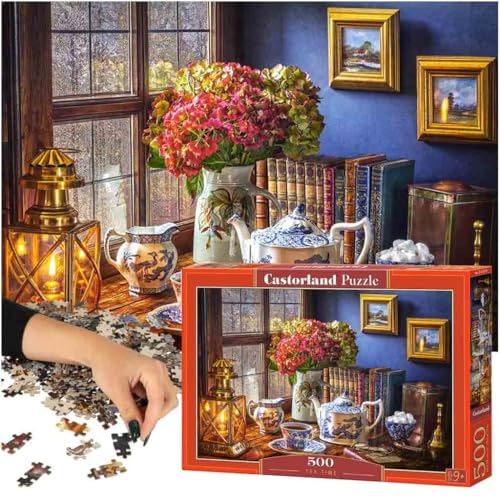 Castorland CSB53070 Tea Time, 500 Teile Puzzle, Bunt, 35 x 25 x 5 cm von Castorland