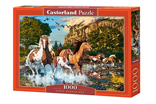 Castorland Puzzle mit 1000 Teilen: Chevaux au Pays des Merveilles von Castorland