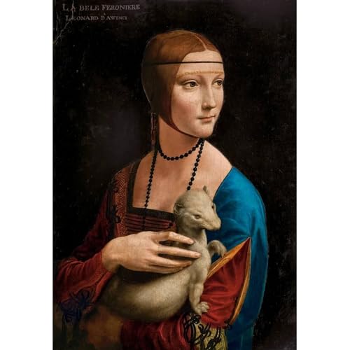 Castorland Puzzle mit 1000 Teilen: Dame mit Hermelin, Leonardo da Vinci von Castorland