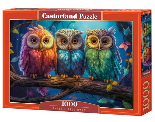 Castorland Puzzle mit 1000 Teilen: Drei kleine Eulen von Castorland