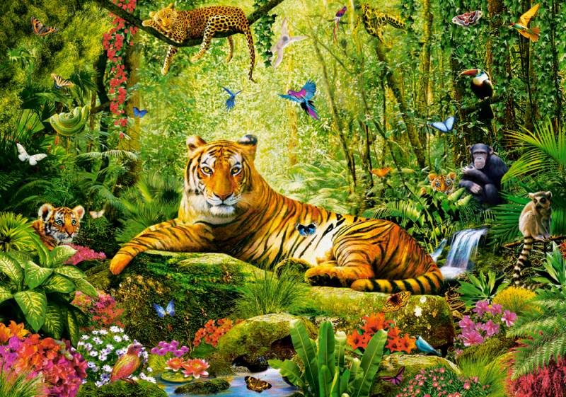 Castorland Seine Majestät der Tiger 500 Teile Puzzle Castorland-53711 von Castorland
