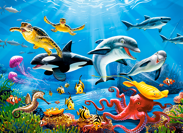 Castorland Tropical Underwater World 200 Teile Puzzle Castorland-222094 von Castorland