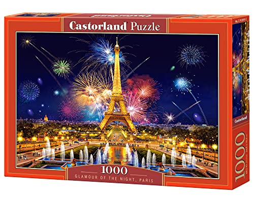 Castorland c-103997 Puzzle 1000 PC – Glamour of The Night, Paris von Castorland