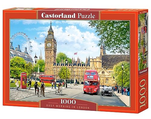 Puzzle 1000 pièces : Matinée bien remplie à Londres von Castorland
