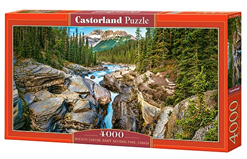 Puzzle 4000 pièces : Canyon Mistaya, Parc national Banff, Canada von Castorland