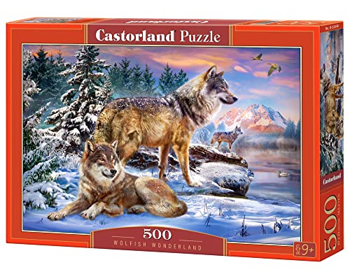 Castorland CSB53049 Wolfish Wonderland, 500 Teile Puzzle, Bunt, 35 x 25 x 5 cm von Castorland